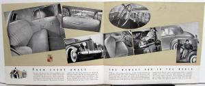 1938 Cadillac Sixty 60 Special Sales Brochure Sedan Features Specifications Orig