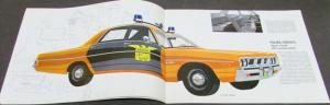 Original 1969 Dodge Dealer Sales Brochure Police Pursuit Fleet Coronet Polara