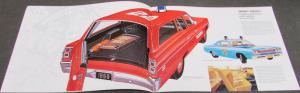 Original 1969 Dodge Dealer Sales Brochure Police Pursuit Fleet Coronet Polara
