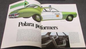 Original 1971 Dodge Dealer Sales Brochure Police Pursuit Fleet Coronet Polara