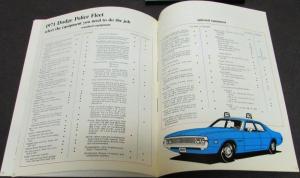 Original 1971 Dodge Dealer Sales Brochure Police Pursuit Fleet Coronet Polara