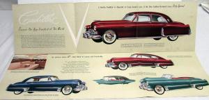 1948 Cadillac Series 61 62 60 Special 75 Original Color Sales Brochure Folder