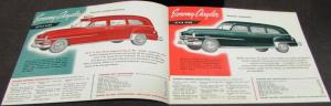 1953 Economy Coach Ambulance Dealer Brochure Mailer Chrysler Pontiac Ford Hearse