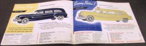 1953 Economy Coach Ambulance Dealer Brochure Mailer Chrysler Pontiac Ford Hearse