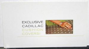 1962 Cadillac Cushion Covers Sales Brochure Folder Original
