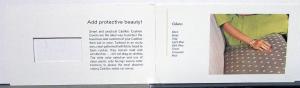 1962 Cadillac Cushion Covers Sales Brochure Folder Original