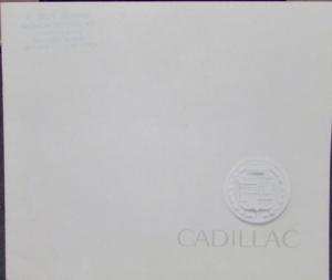 1962 Cadillac 62 60 Special DeVille Eldorado Limo Sales Brochure Original