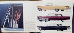 1964 Cadillac Series Sixty Two DeVille Fleetwood Sales Brochure Original