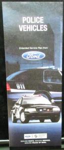 2007 Ford Dealer Sales Brochure Police Vehicle Extended Service Plan