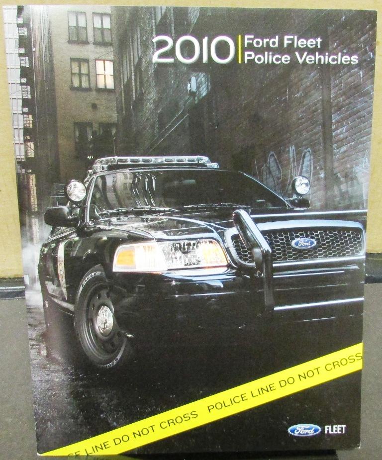 2010 Ford Dealer Sales Brochure Fleet Police Vehicle ...