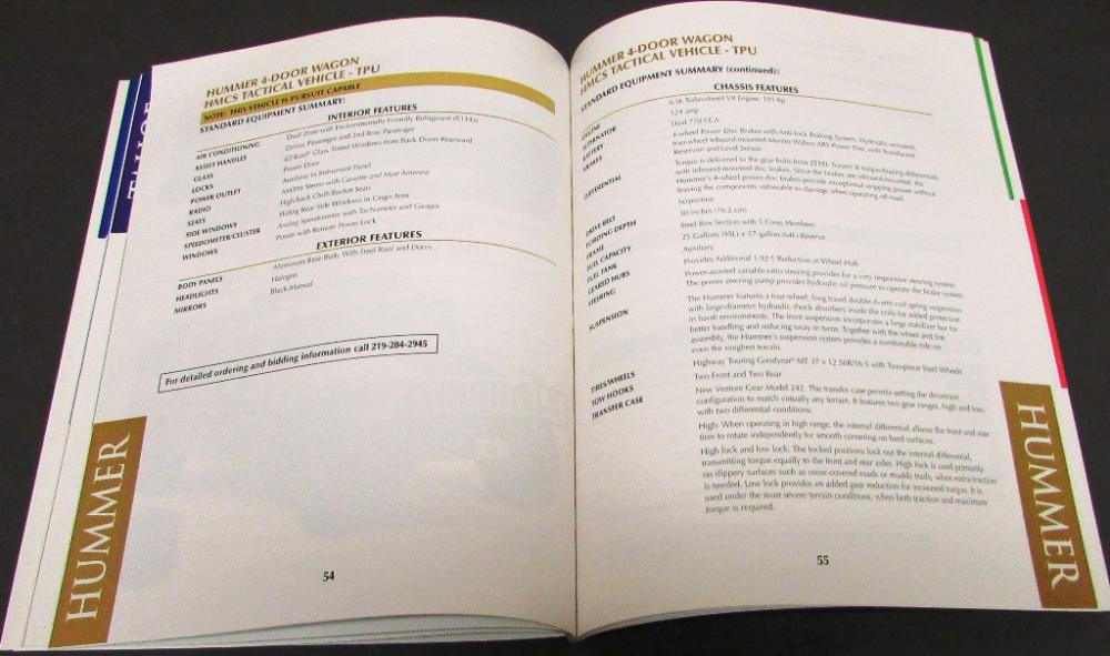 2002 GM Law Enforcement Portfolio Dealer Sales Brochure Police Fleet