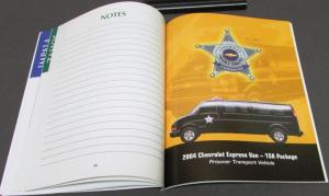 2004 GM Law Enforcement Portfolio Dealer Sales Brochure Police Fleet Packages