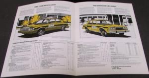 1982 Plymouth Sales Brochure Taxi People Movers Gran Fury Reliant Voyager Fleet