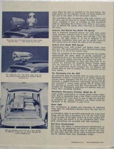 1954 1955 Studebaker Dealer Sales Brochure Ambulet Police Ambulance Patrol Rare