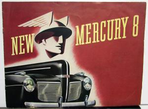 1941 Mercury 8 Dealer Color Sales Brochure Sedan Coupe Convertible Rare