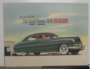1949 Mercury Sedan Coupe Convertible Woody Wagon Sales Brochure Folder Original