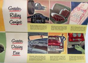 1949 Mercury Sedan Coupe Convertible Woody Wagon Sales Brochure Folder Original