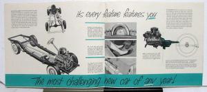 1952 Mercury Monterey Sedan Coupe Wagon Convertible Sales Brochure Folder Orig