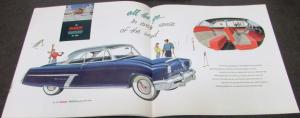 1952 Mercury Sedan Sport Coupe Monterey Station Wagon Sales Brochure Original XL