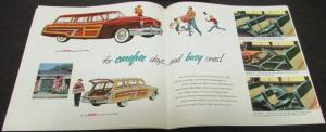 1952 Mercury Sedan Sport Coupe Monterey Station Wagon Sales Brochure Original XL