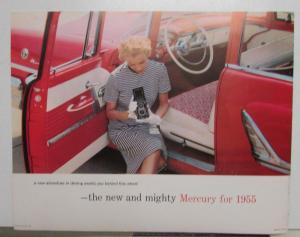 1955 Mercury Montclair Monterey Custom Prestige Sales Brochure Oversized Orig