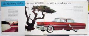 1955 Mercury Montclair Monterey Custom Prestige Sales Brochure Oversized Orig