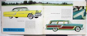 1955 Mercury Montclair Monterey Custom Prestige Sales Brochure Oversized Orig