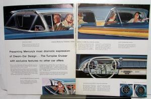 1957 Mercury Prestige Dealer Sales Brochure Big M Turnpike Cruiser Large