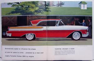 1957 Mercury Prestige Dealer Sales Brochure Big M Turnpike Cruiser Large