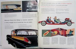 1957 Mercury Prestige Dealer Sales Brochure Big M Turnpike Cruiser Large