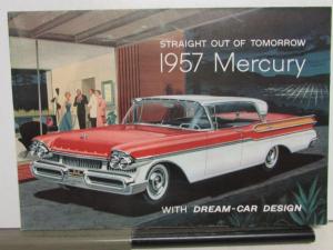 1957 Mercury Montclair Monterey Wagons Turnpike Cruiser Sales Folder Original