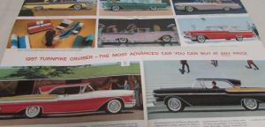 1957 Mercury Montclair Monterey Wagons Turnpike Cruiser Sales Folder Original
