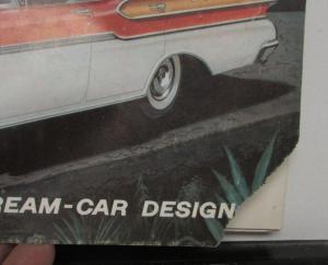 1957 Mercury Montclair Monterey Wagons Turnpike Cruiser Sales Folder Original