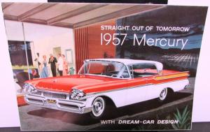 1957 Mercury Montclair Monterey Wagons Turnpike Cruiser Sales Folder Original