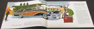 1958 Mercury Colony Park Commuter Voyager Station Wagons XL Sales Brochure Orig