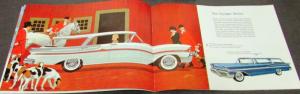 1958 Mercury Colony Park Commuter Voyager Station Wagons XL Sales Brochure Orig