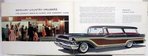 1959 Mercury Voyager Commuter Colonial Park Station Wagon XL Sales Brochure