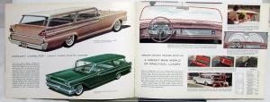 1959 Mercury Voyager Commuter Colonial Park Station Wagon XL Sales Brochure