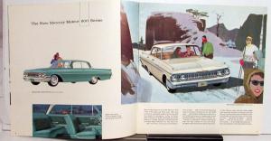 1961 Mercury Meteor 600 800 Monterey Station Wagon Sales Brochure Oversized Orig