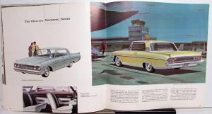 1961 Mercury Meteor 600 800 Monterey Station Wagon Sales Brochure Oversized Orig