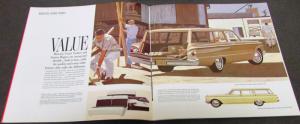 1962 Mercury Comet Custom Station Wagon S-22 Sales Brochure Oversized