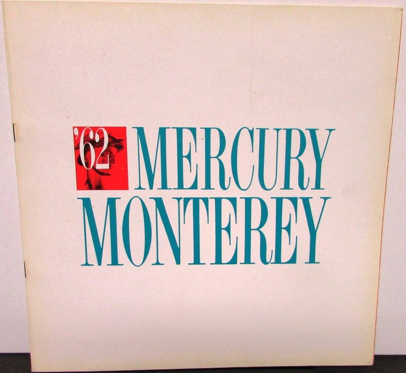 1962 Mercury Monterey Custom Colony Park Commuter Wagon XL Sales Brochure REV