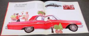 1962 Mercury Monterey Custom Colony Park Commuter Wagon XL Sales Brochure REV