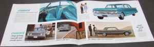 1963 Mercury Comet S-22 Conv Sedan Custom Villager Wagon Sales Brochure XL Orig