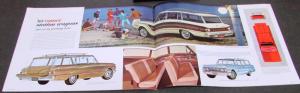 1963 Mercury Comet S-22 Conv Sedan Custom Villager Wagon Sales Brochure XL Orig