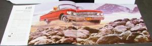 1963 Mercury Monterey S-55 Custom Colony Park Wagon Sale Brochure Oversized Orig