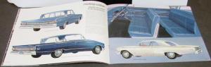 1963 Mercury Monterey S-55 Custom Colony Park Wagon Sale Brochure Oversized Orig