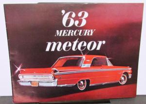 1963 Mercury Meteor S-33 Custom Country Cruiser Wagon Sales Brochure Large Orig