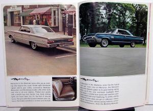 1964 Mercury Park Lane Montclair Monterey Marauder Wagon Sale Brochure Oversized