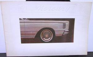 1965 Mercury Park Lane Montclair Monterey Wagons Prestige Sale Brochure Original